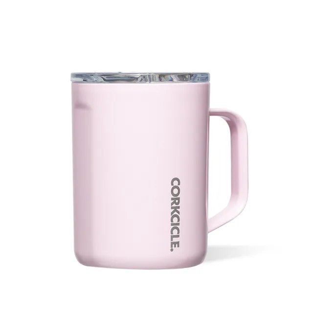 corkcicle-classic-coffee-mug-16-oz-powder-puff-triple-insulated-stainless-steel- image 1