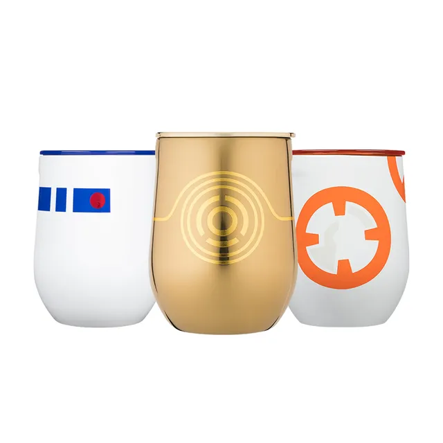 corkcicle-droid-set-3-pack-stemless-insulated-wine-tumblers-12-oz-r2-d2-c-3po-bb image 1