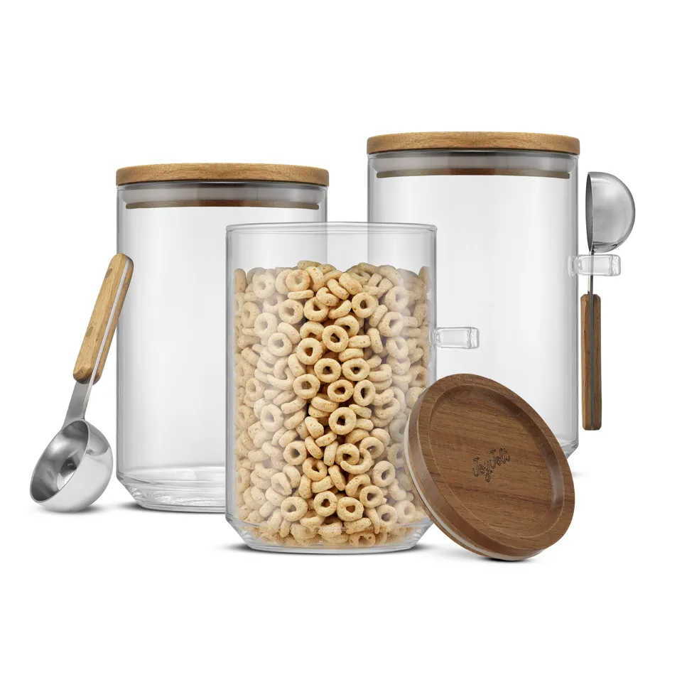 joyjolt-holden-stackable-glass-storage-canister-set-with-wood-lids-and-scoops image 1