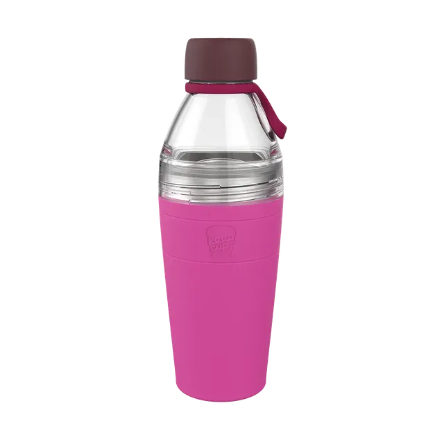 keepcup-helix-bottle-clear-top-22oz-fuchsia image 1