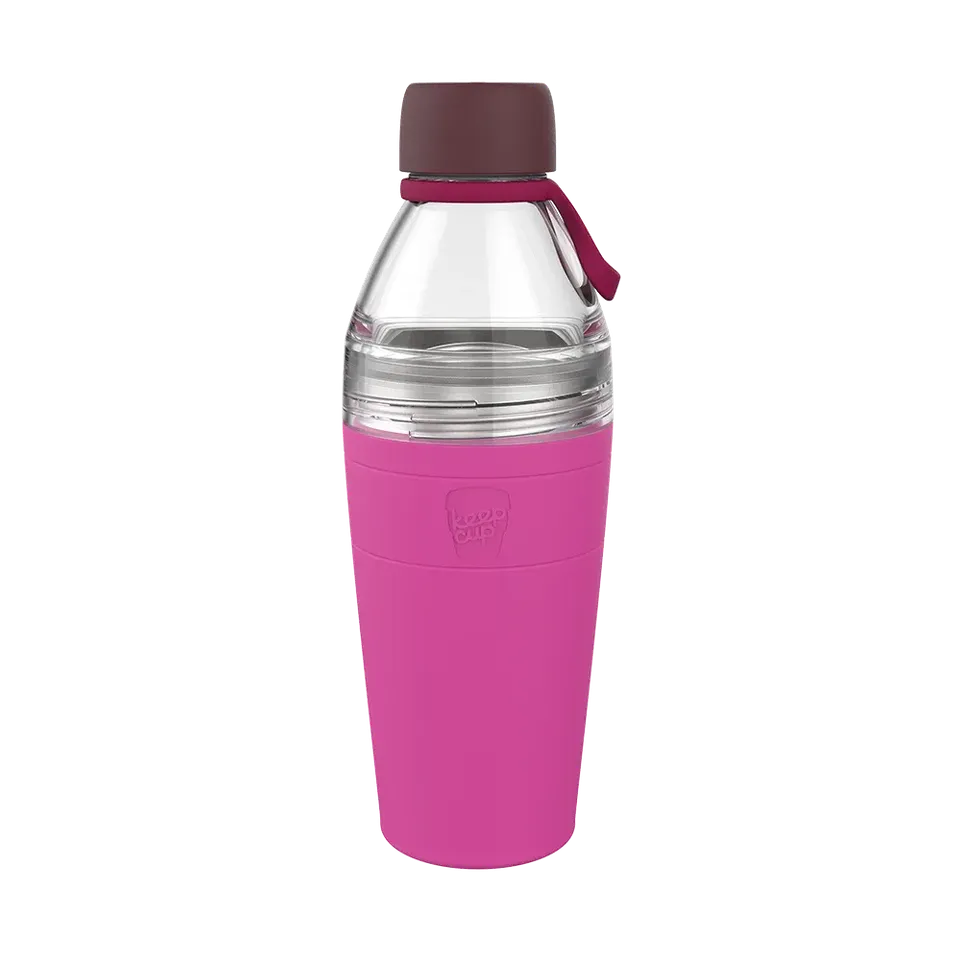 keepcup-helix-bottle-clear-top-22oz-fuchsia image 1