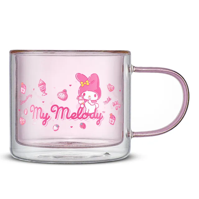 joyjolt-sanrio-my-melody-double-wall-coffee-mug-13-5-oz image 1