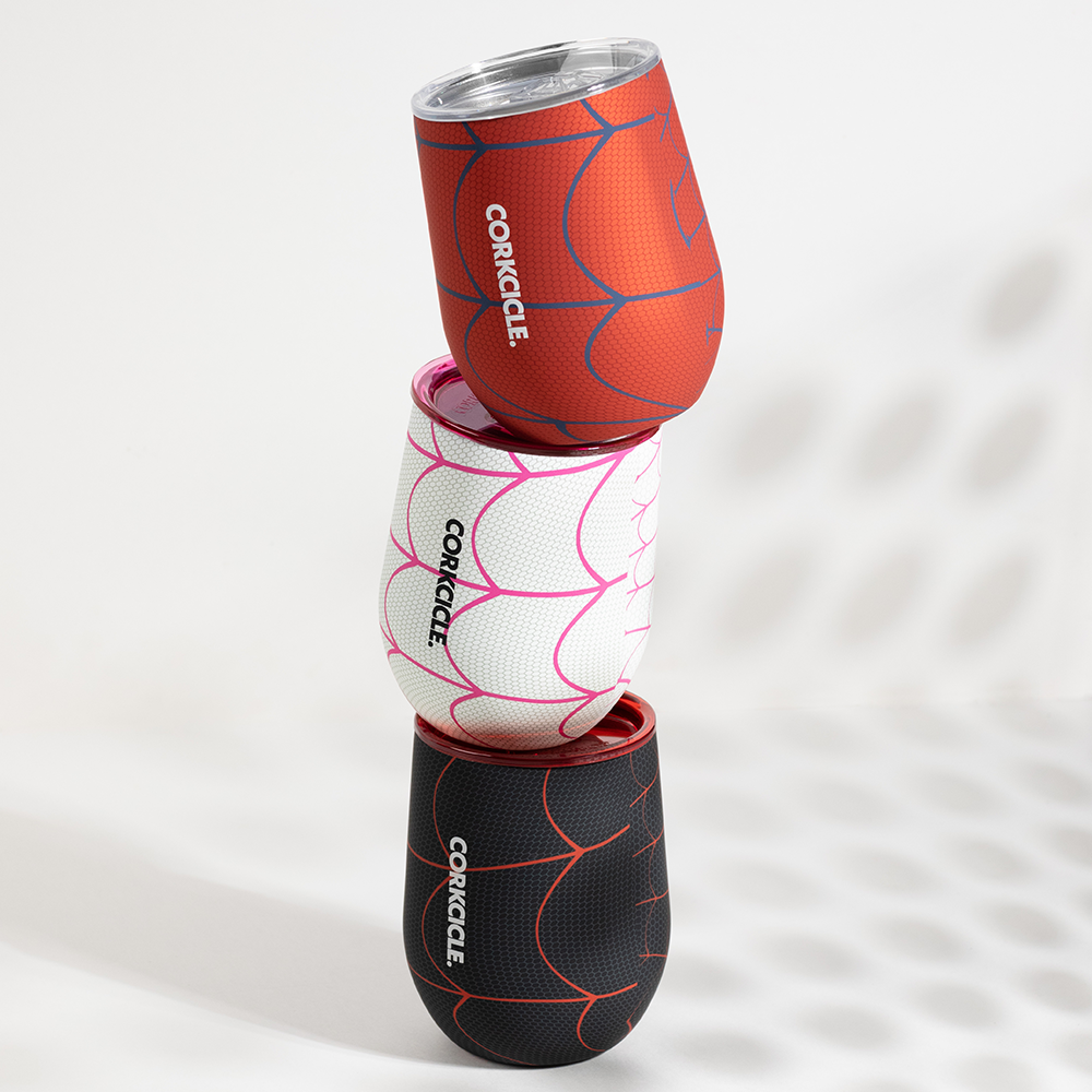 corkcicle-spider-man-stemless-cup-set-3-pack-triple-insulated-stainless-steel-12 image 4