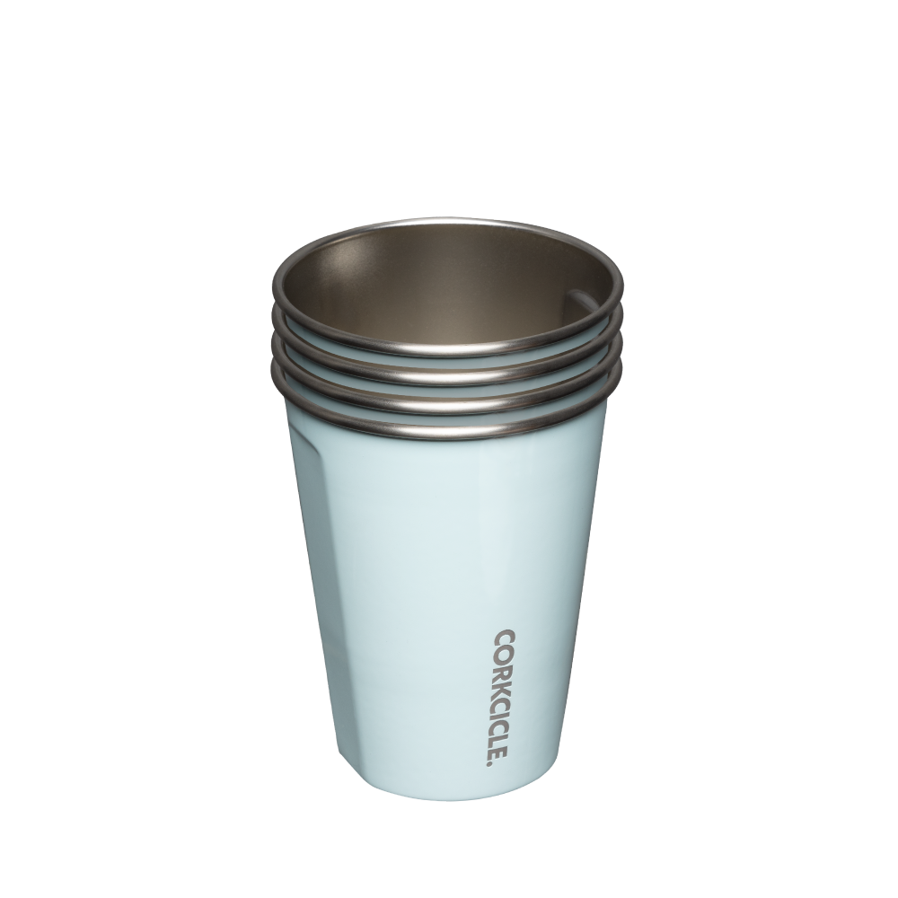 corkcicle-eco-stacker-4-pack-reusable-stainless-steel-party-cups image 2