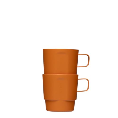 corkcicle-cafe-stacker-coffee-cups-6-oz-double-pack-terracotta-stackable-double- image 3