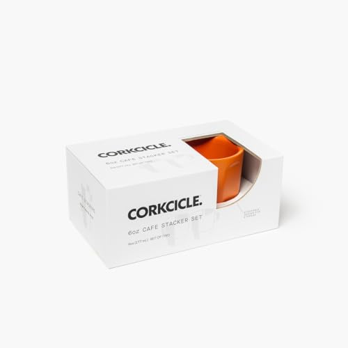 corkcicle-cafe-stacker-coffee-cups-6-oz-double-pack-terracotta-stackable-double- image 4
