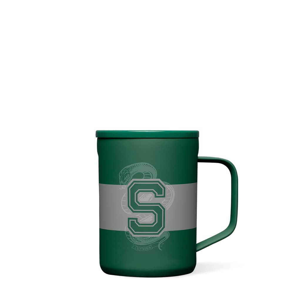 corkcicle-harry-potter-slytherin-coffee-mug-16-oz-stainless-steel-insulated-trav image 1