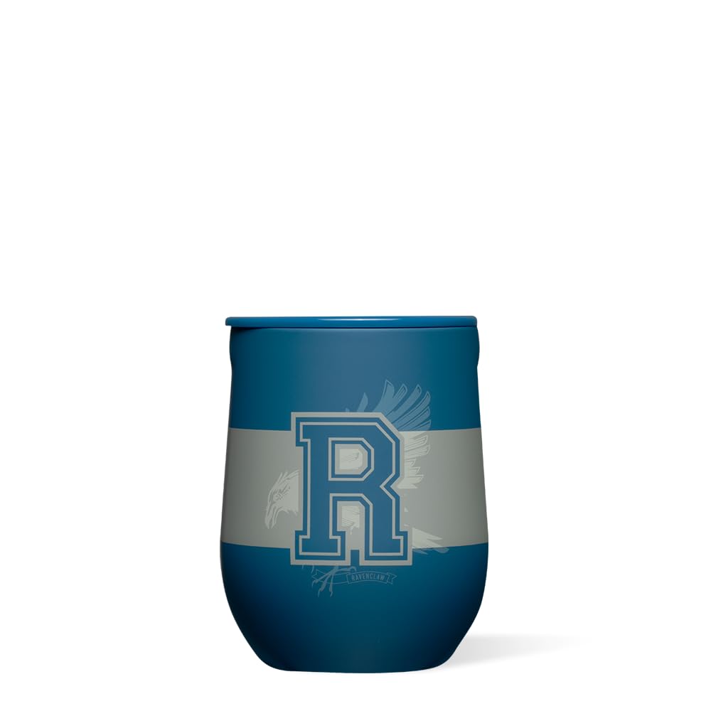 corkcicle-stemless-insulated-wine-glass-tumbler-12-oz-ravenclaw image 1