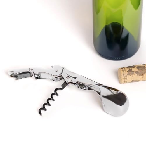 corkcicle-wine-key-stainless-steel-corkscrew-with-foil-cutter-and-crown-cap-open image 8