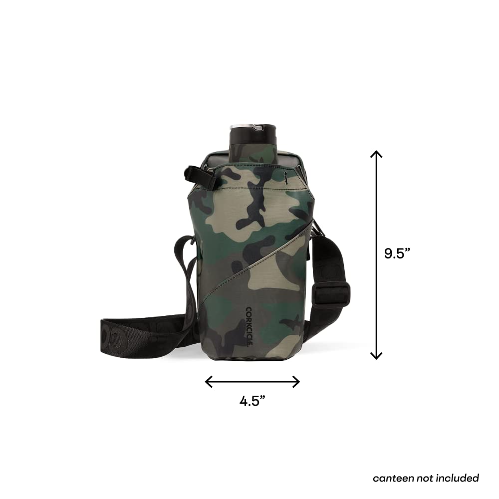 corkcicle-cross-body-sling-adjustable-water-bottle-carrier-bag-with-padded-inter image 5