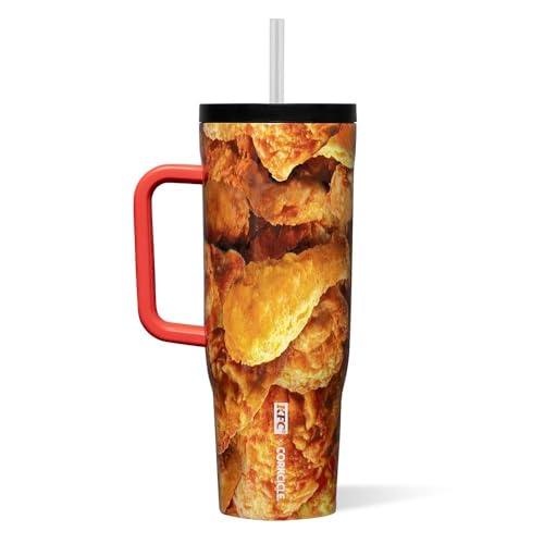 corkcicle-kfc-x-cruiser-insulated-tumbler-with-handle-straw-22-oz-leakproof-trav image 8