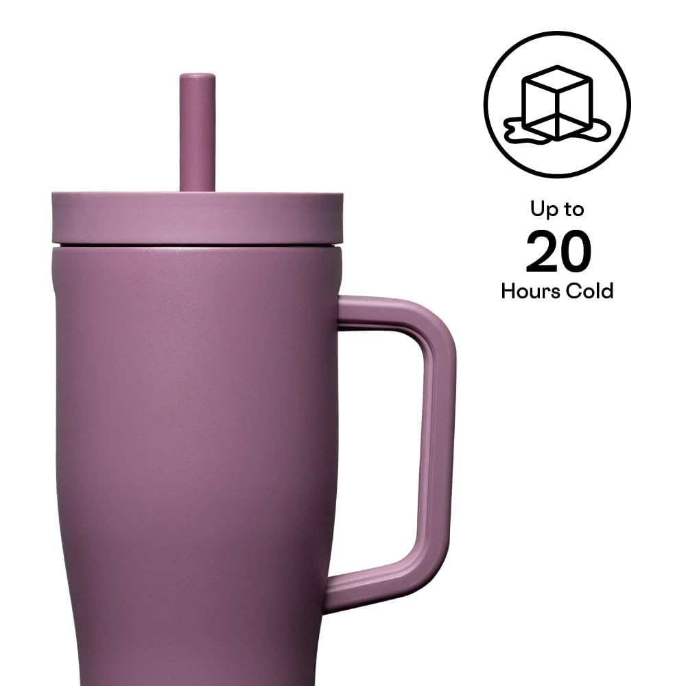 corkcicle-cruiser-insulated-tumbler-with-handle-straw-22-oz-mauve-leakproof-bpa- image 5