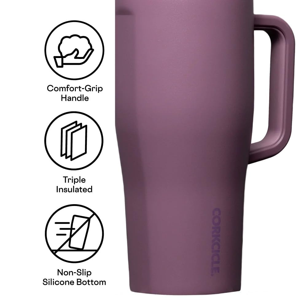 corkcicle-cruiser-insulated-tumbler-with-handle-straw-22-oz-mauve-leakproof-bpa- image 6