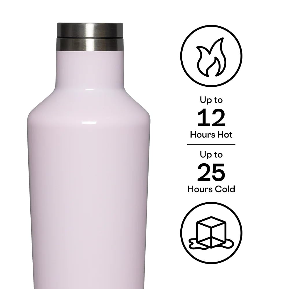 corkcicle-classic-canteen-16-oz-powder-puff-triple-insulated-stainless-steel-bot image 2