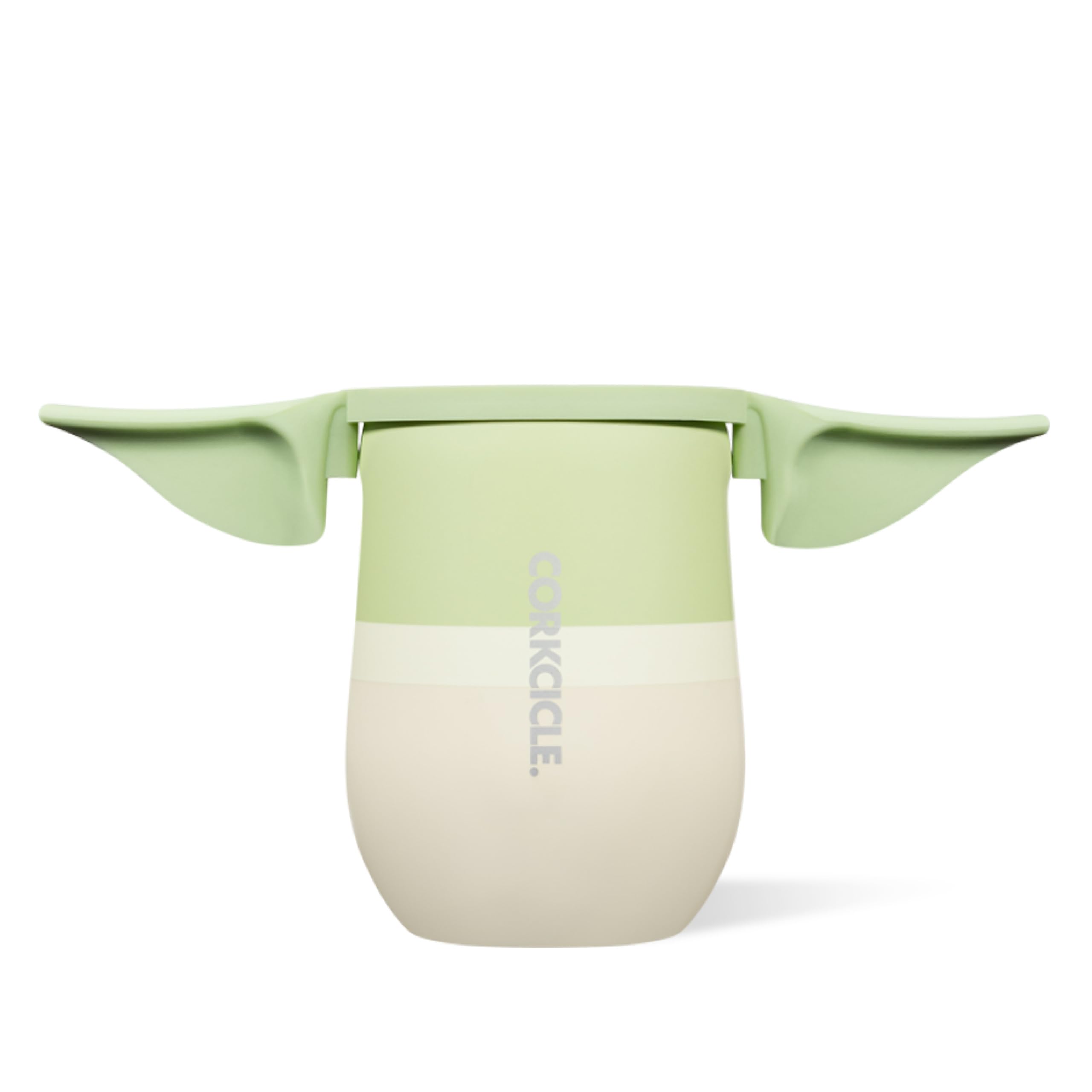 corkcicle-stemless-insulated-wine-glass-tumbler-12-oz-yoda-edition image 1