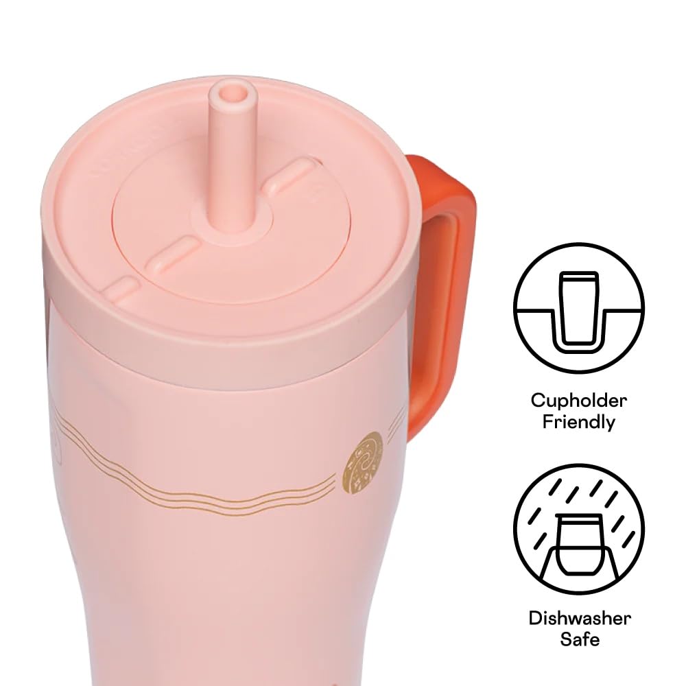 corkcicle-cruiser-insulated-tumbler-with-handle-straw-22-oz-moana-leakproof-bpa- image 4