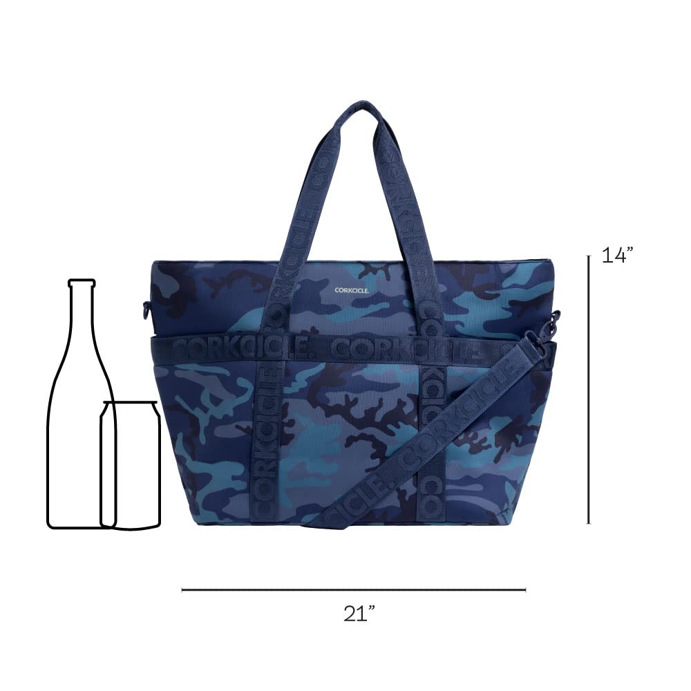 corkcicle-estelle-tote-insulated-large-cooler-bag-with-padded-shoulder-strap-nav image 8