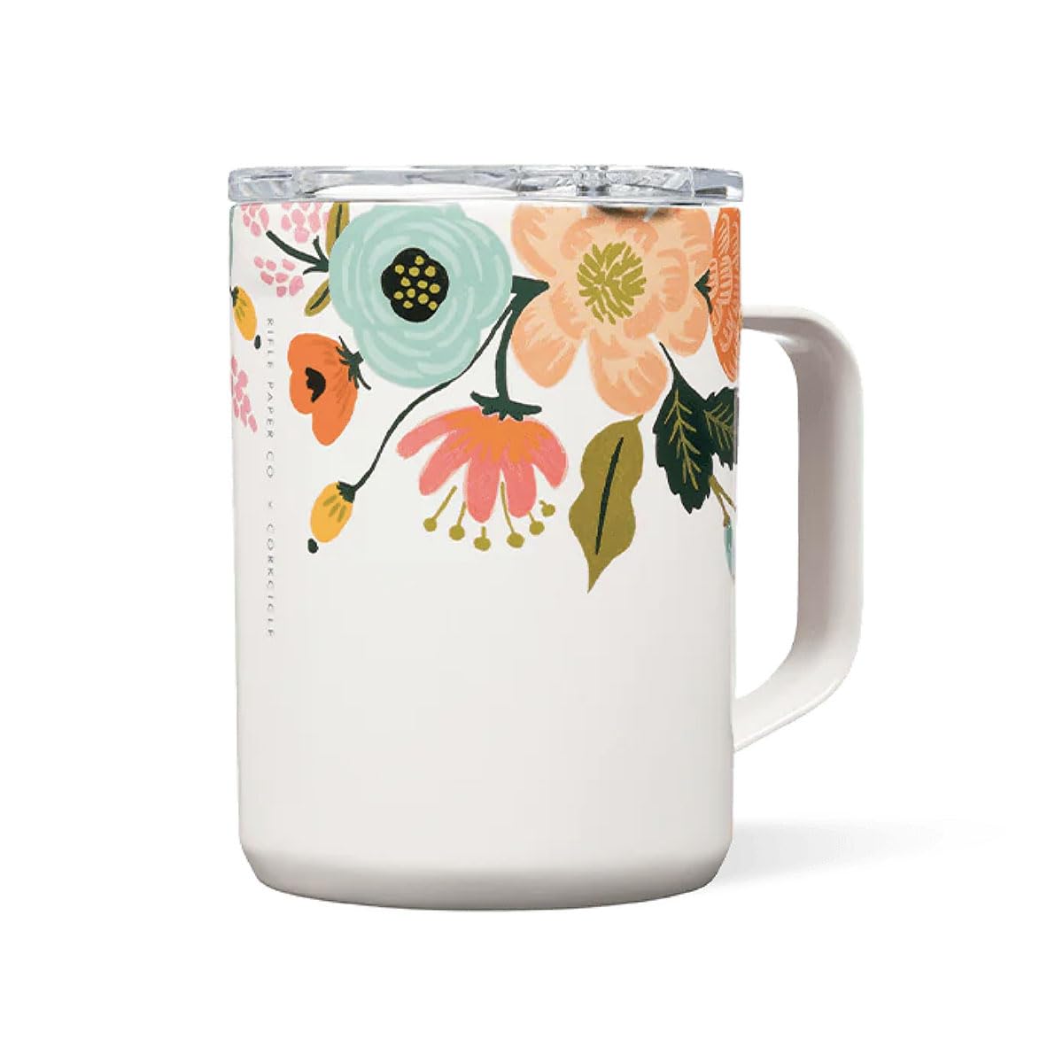 corkcicle-x-rifle-paper-co-triple-insulated-coffee-mug-with-handle-16-oz-cream-l image 1