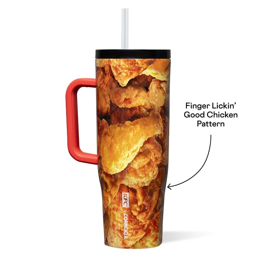 corkcicle-kfc-x-cruiser-insulated-tumbler-with-handle-straw-22-oz-leakproof-trav image 6