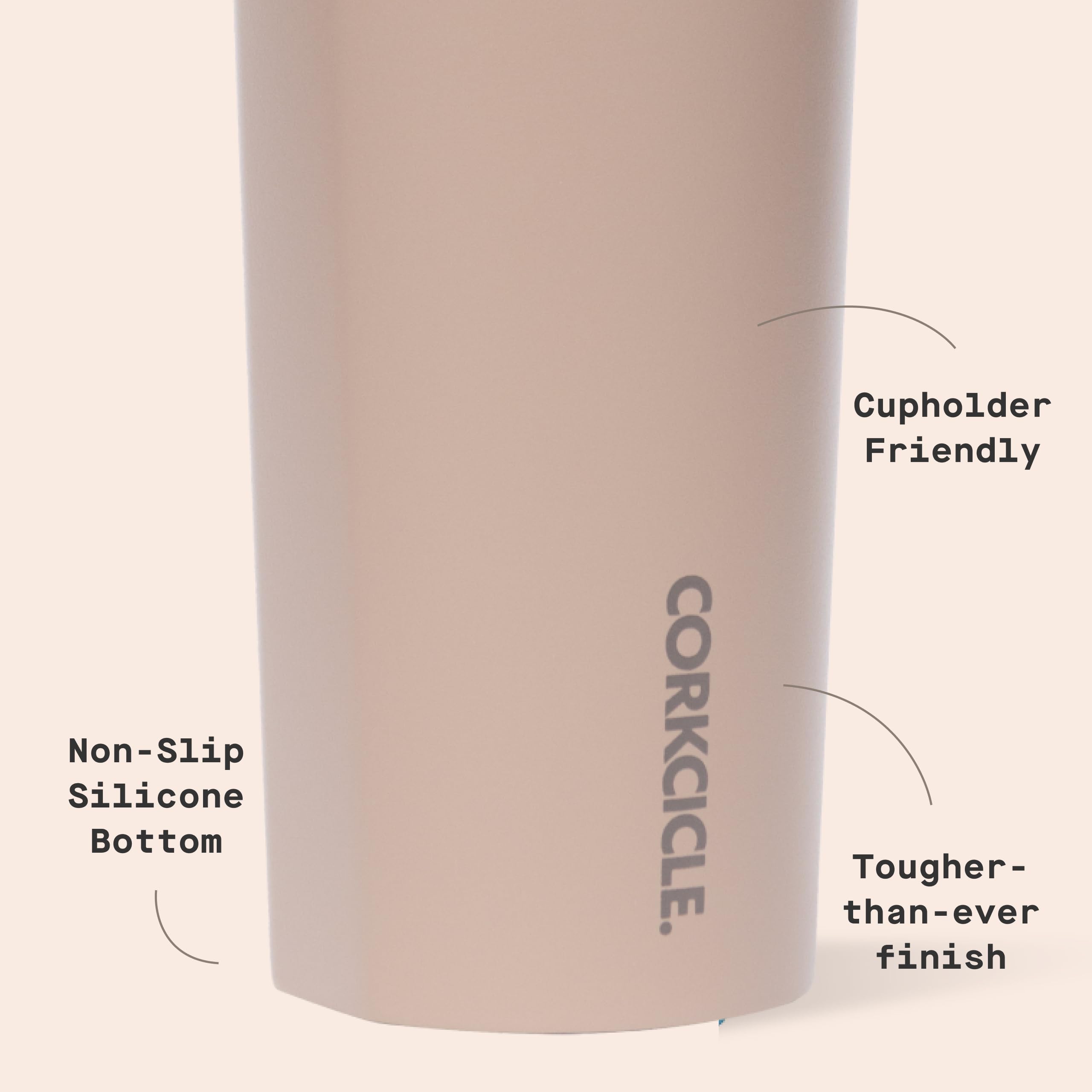 corkcicle-classic-canteen-16-oz-triple-insulated-stainless-steel-bottle-desert image 4