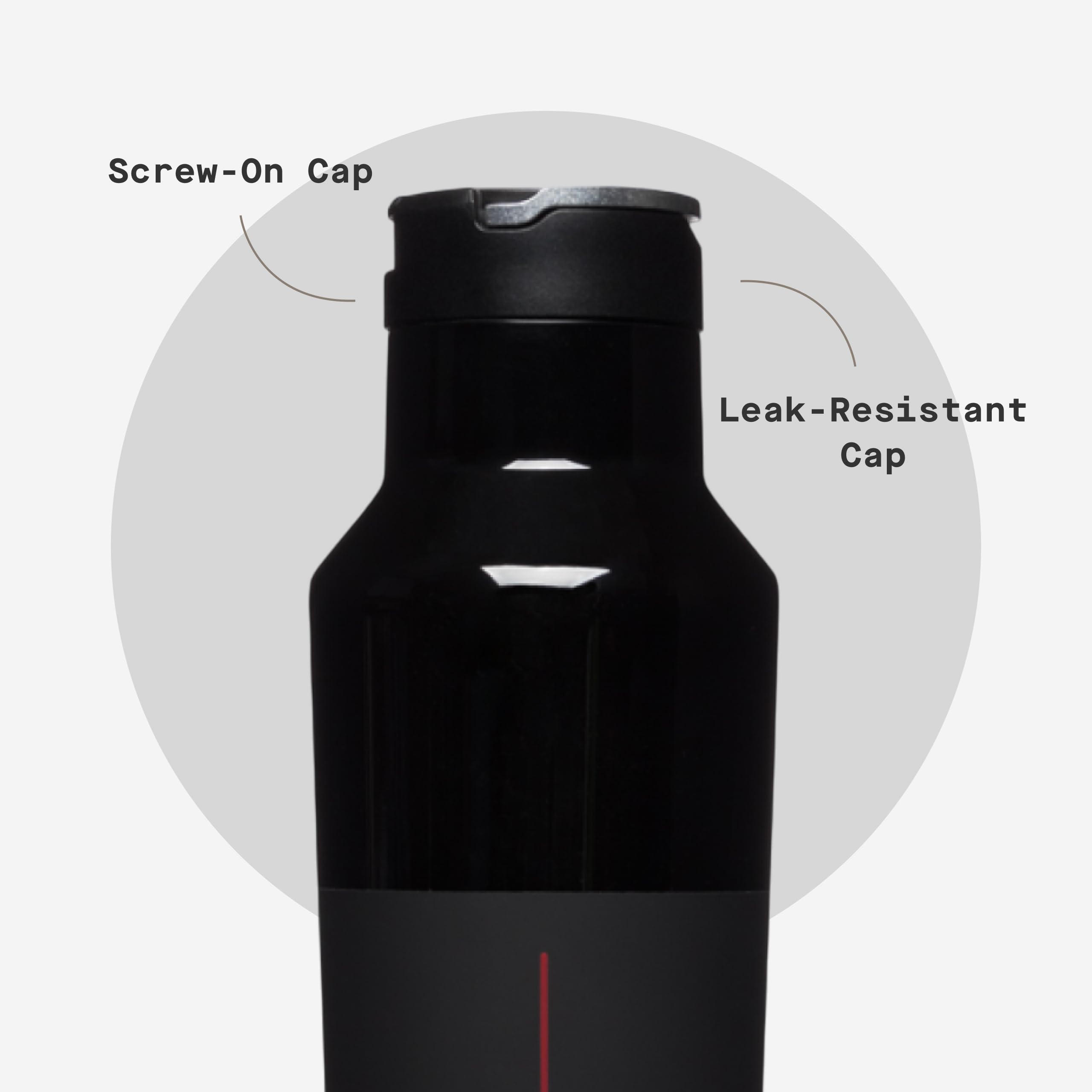 corkcicle-darth-vader-water-canteen-20-oz-triple-insulated-stainless-steel-bottl image 5