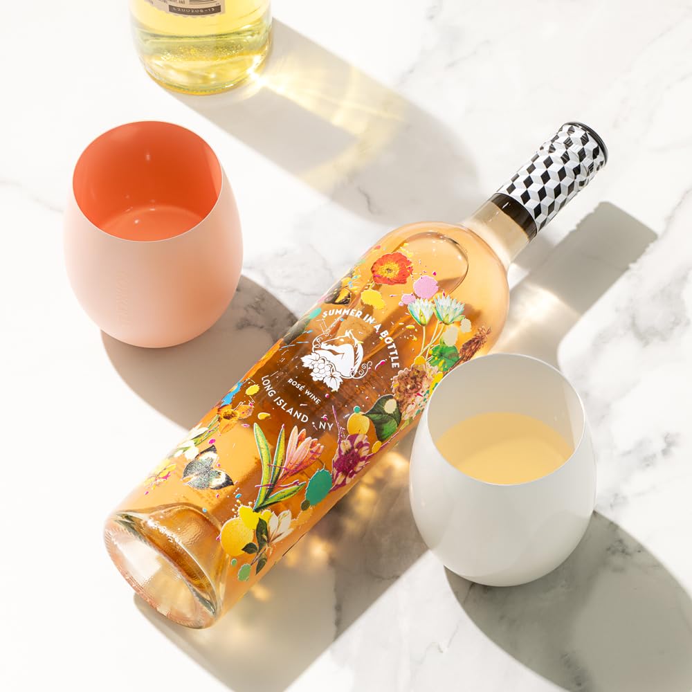 corkcicle-sommelier-stemless-wine-glasses-double-pack-gloss-oat-milk image 5