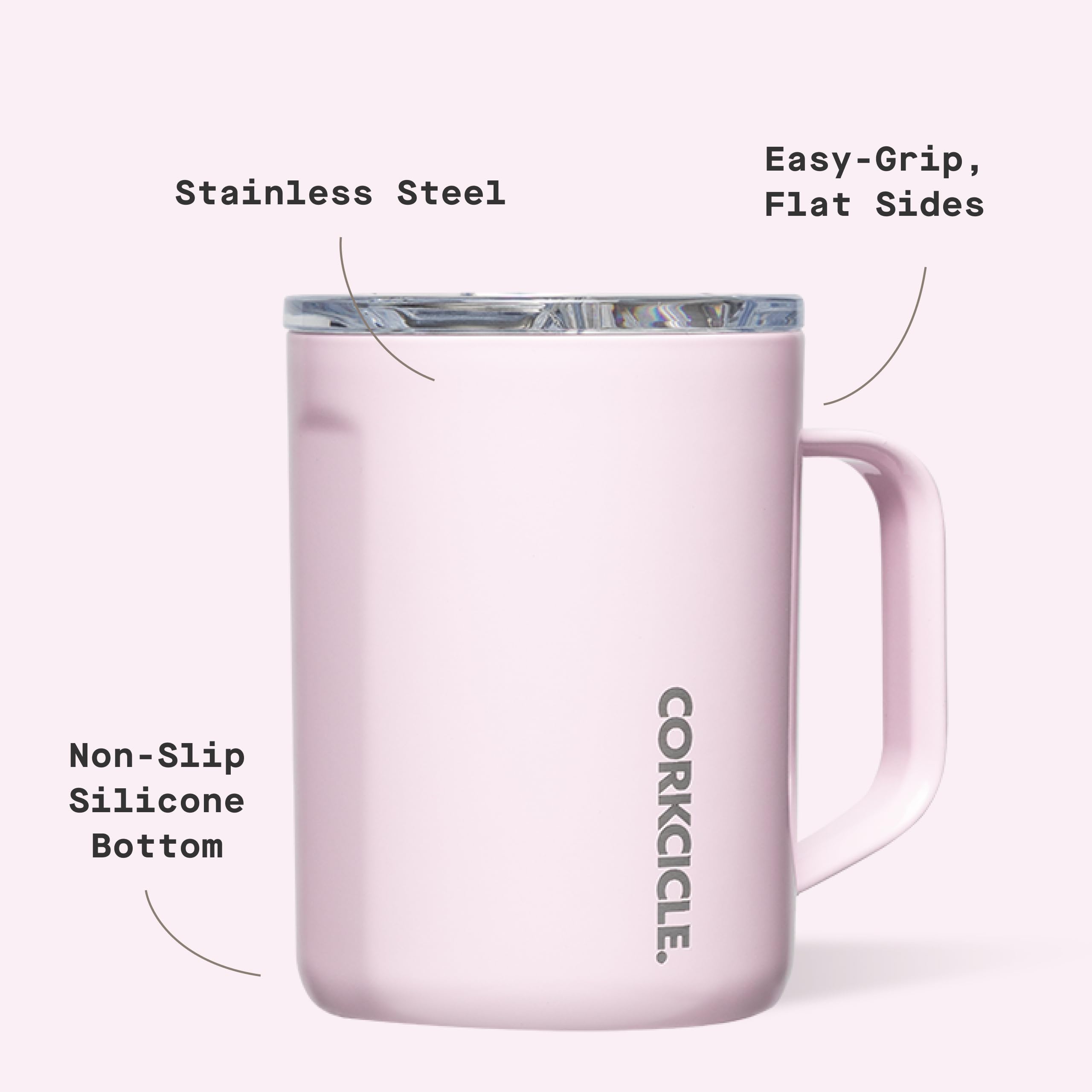corkcicle-classic-coffee-mug-16-oz-powder-puff-triple-insulated-stainless-steel- image 4