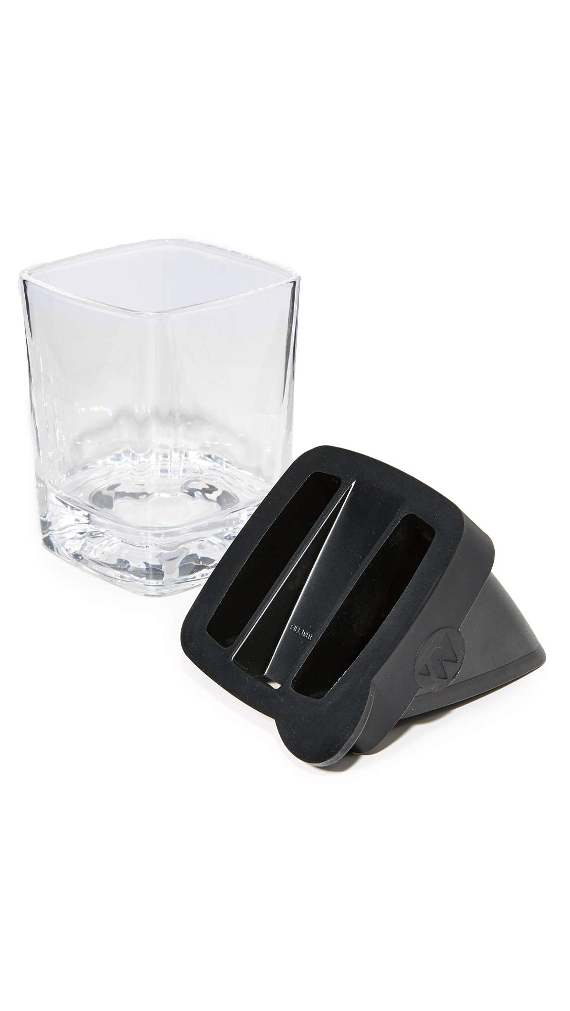 corkcicle-whiskey-wedge-9-oz-old-fashioned-glass-with-silicone-ice-mold-for-bour image 3