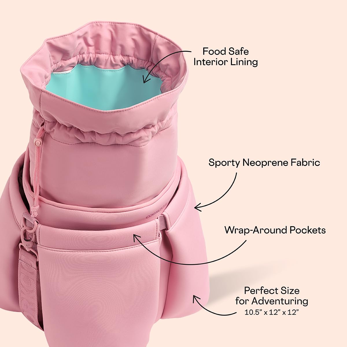 corkcicle-beverage-bucket-cooler-bag-10-5-x-12-portable-insulated-ice-bucket-tot image 4