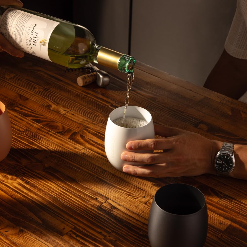 corkcicle-sommelier-stemless-wine-glasses-double-pack-gloss-oat-milk image 7