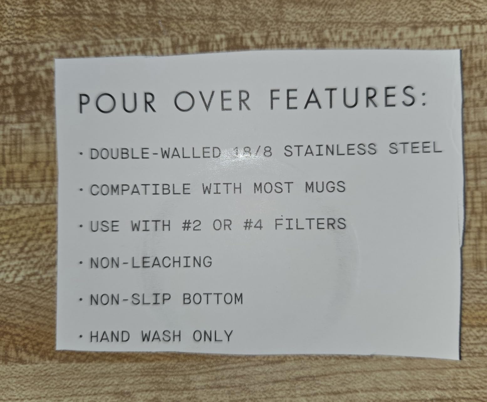 Good brew, but needs a filter