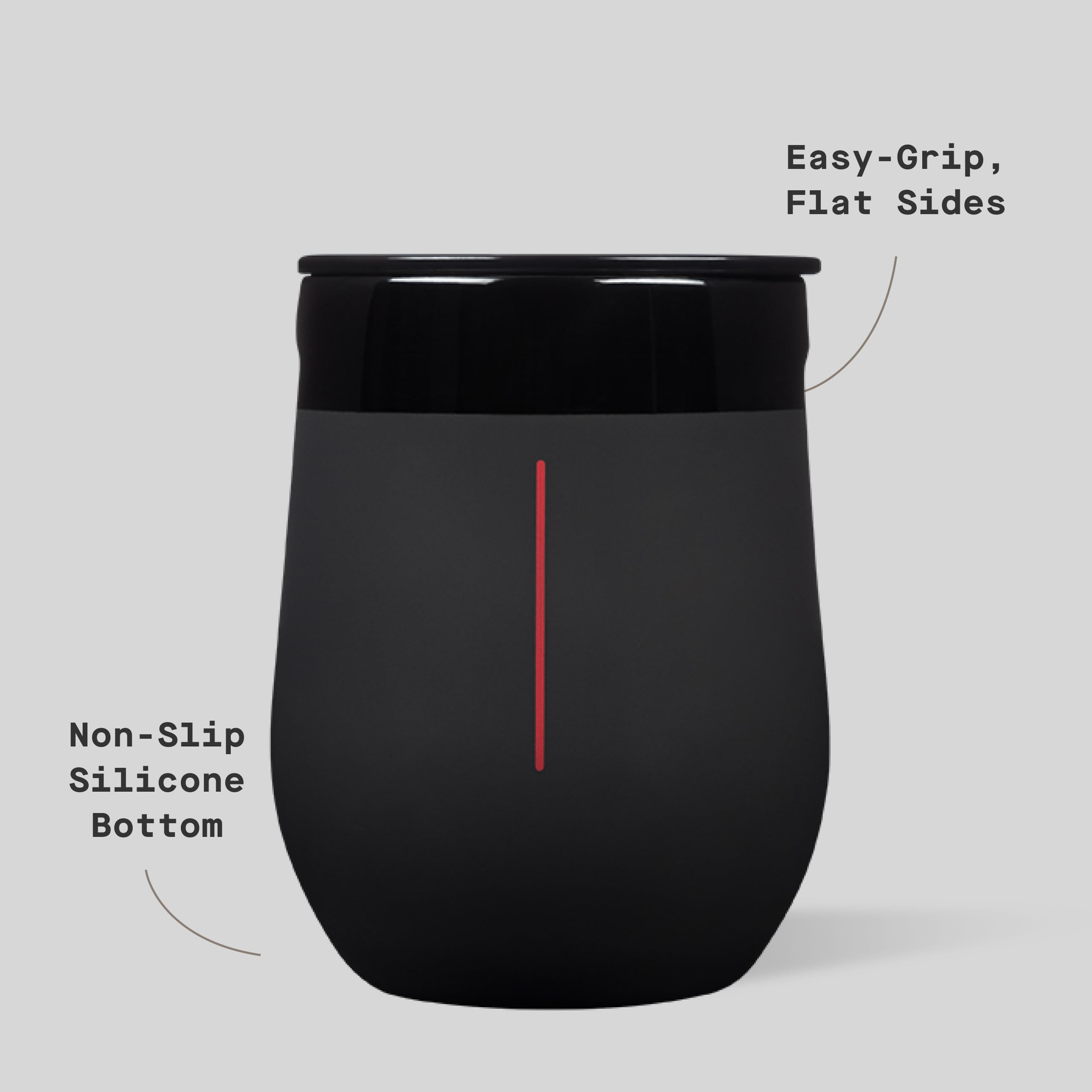 corkcicle-disney-darth-vader-12-oz-stemless-wine-glass-tumbler-with-lid image 4