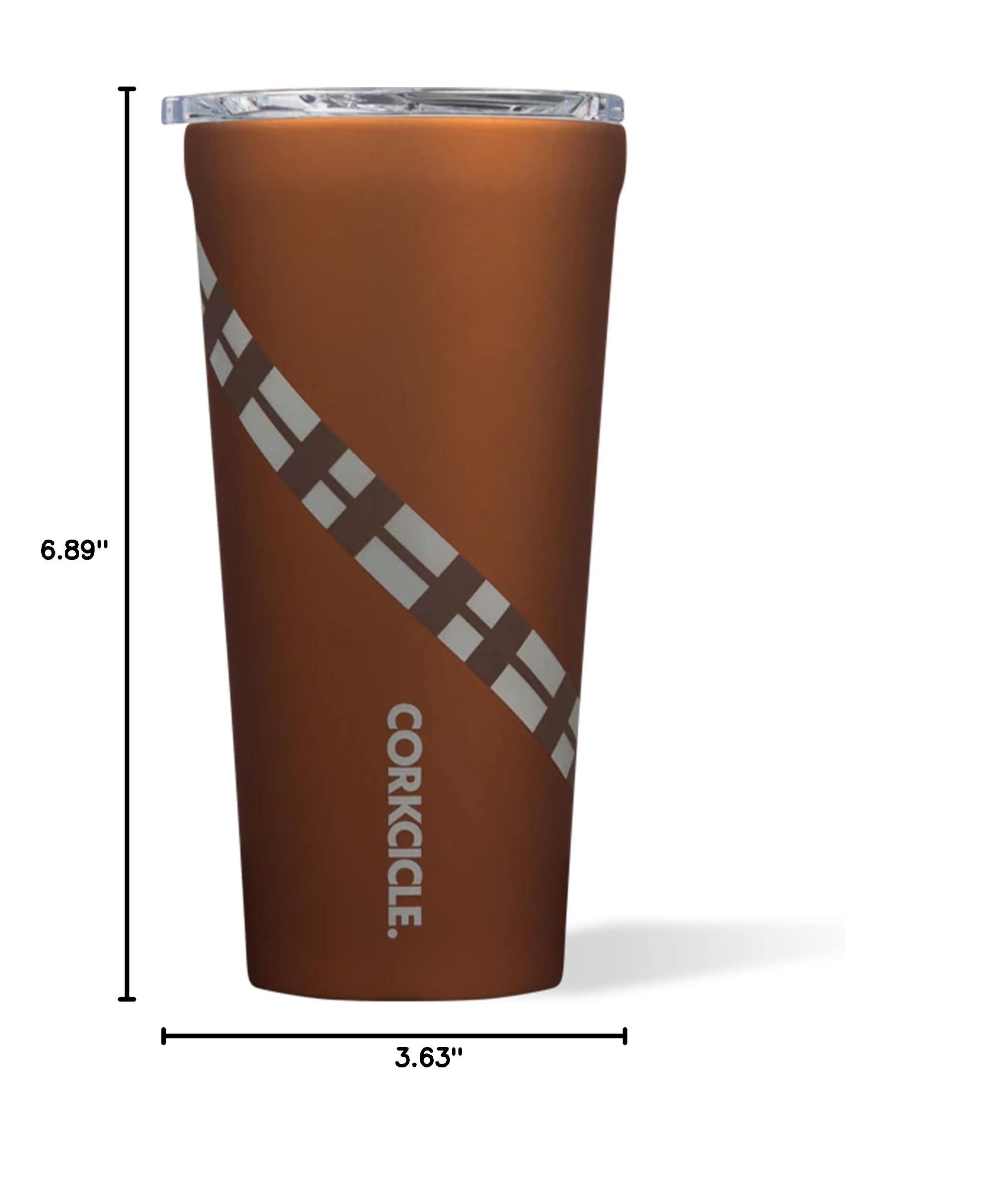 corkcicle-disney-star-wars-tumbler-16-oz-chewbacca-triple-insulated-stainless-st image 7