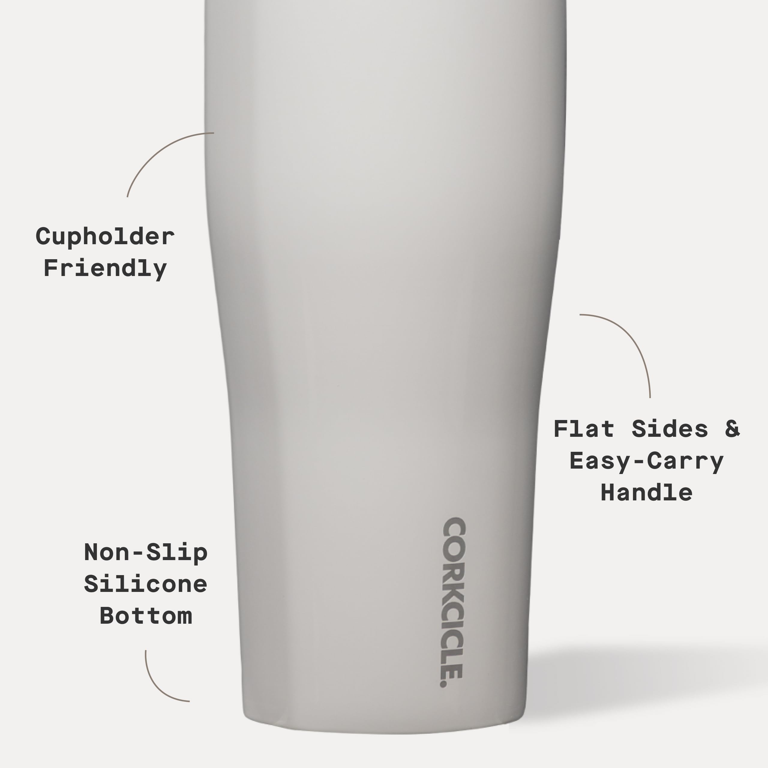 corkcicle-protein-shaker-30oz-built-in-agitator-fruit-strainer-lid-oat-milk image 4