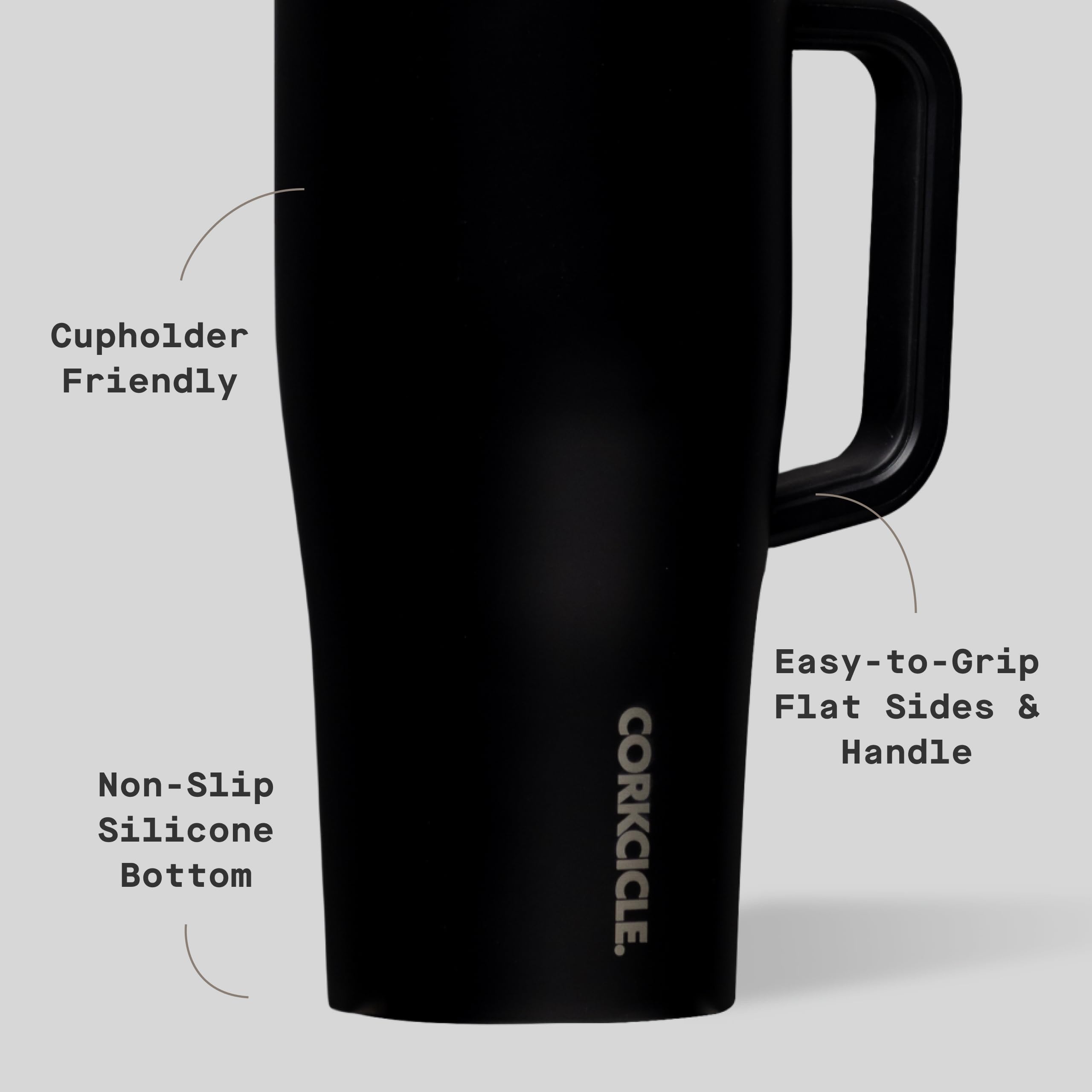 corkcicle-cruiser-insulated-tumbler-with-handle-22-oz-matte-black image 4