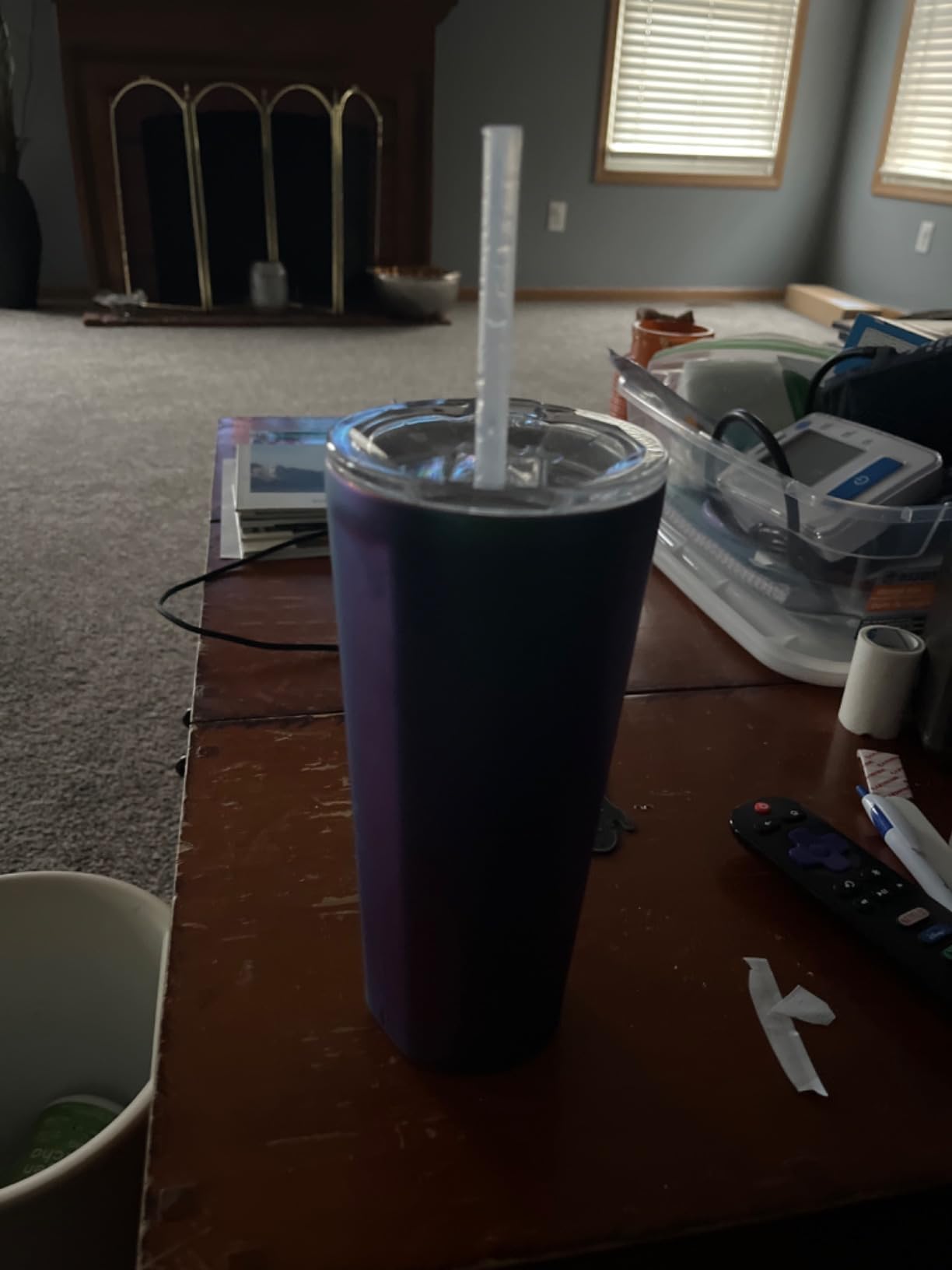 The paint chipped