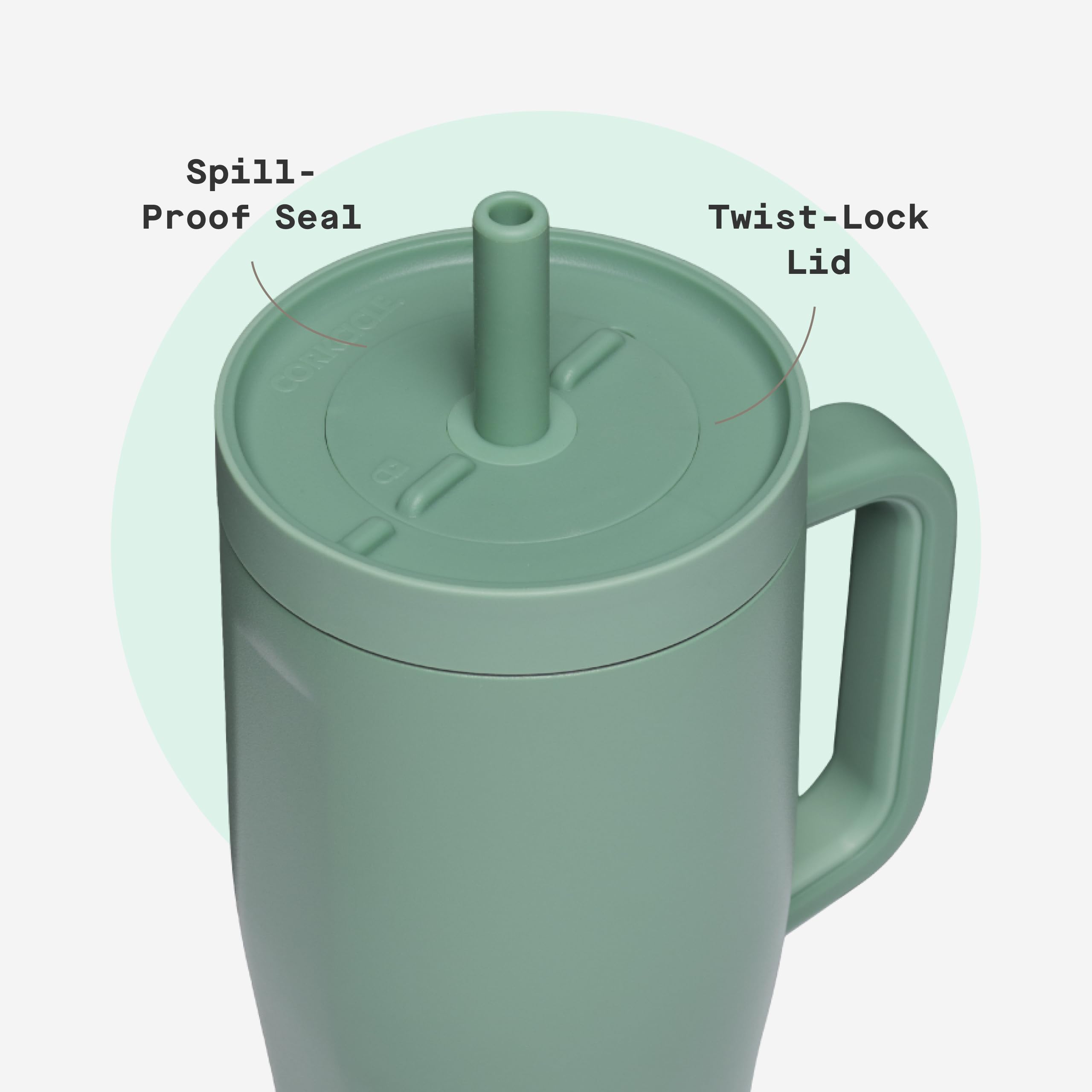 corkcicle-cruiser-22-oz-thyme-insulated-tumbler-with-handle-cold-20-hours-hot-9- image 5