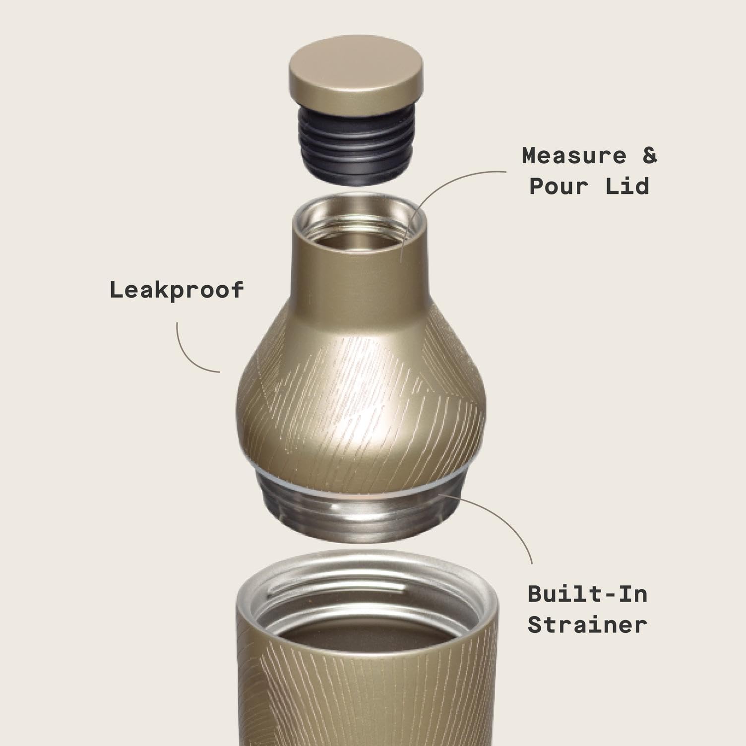 corkcicle-cocktail-shaker-17-oz-champagne-dreams-triple-insulated-stainless-stee image 4
