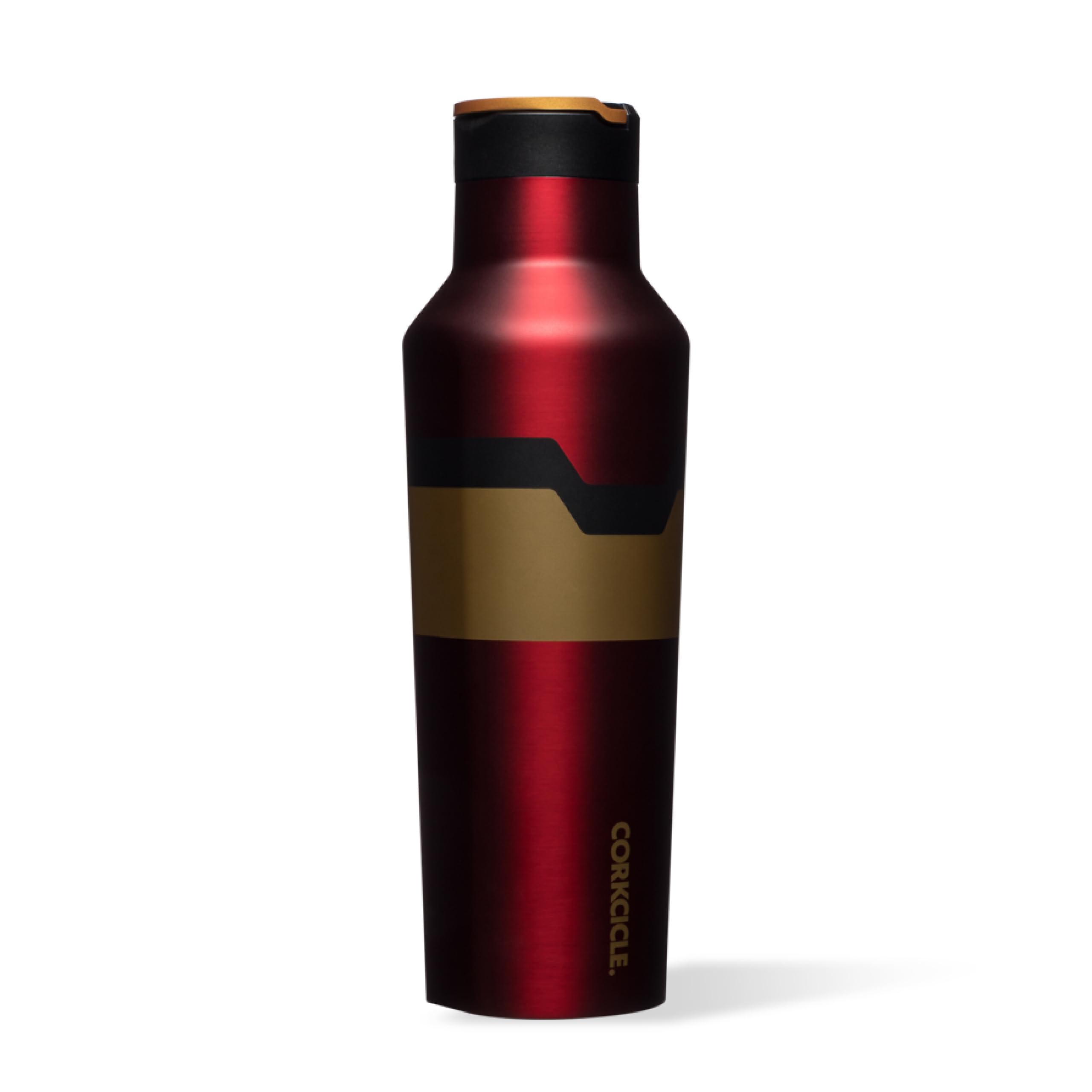 corkcicle-sport-canteen-20-oz-triple-insulated-stainless-steel-screw-on-lid-iron image 1
