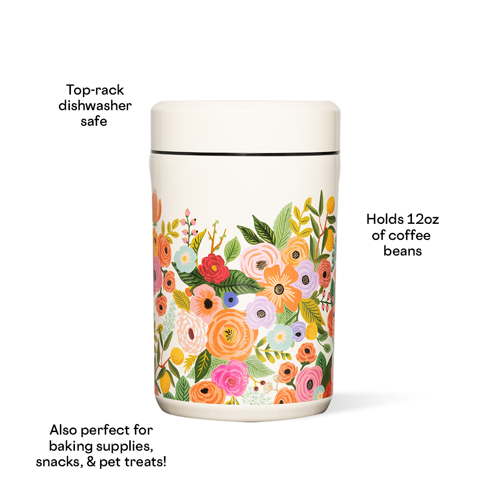 corkcicle-x-rifle-paper-co-keep-fresh-canister-airtight-coffee-storage-with-inte image 3