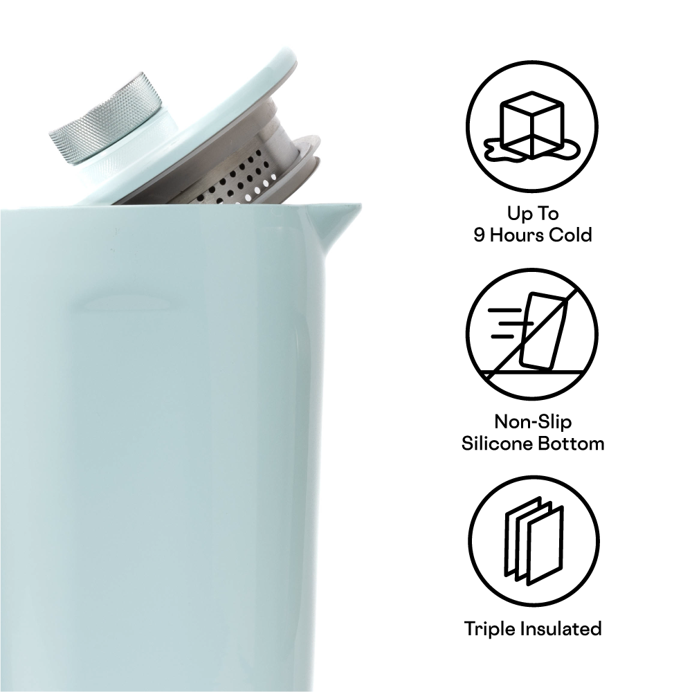 corkcicle-pitcher-64oz-triple-insulated-sweat-free-for-cold-beverages image 4