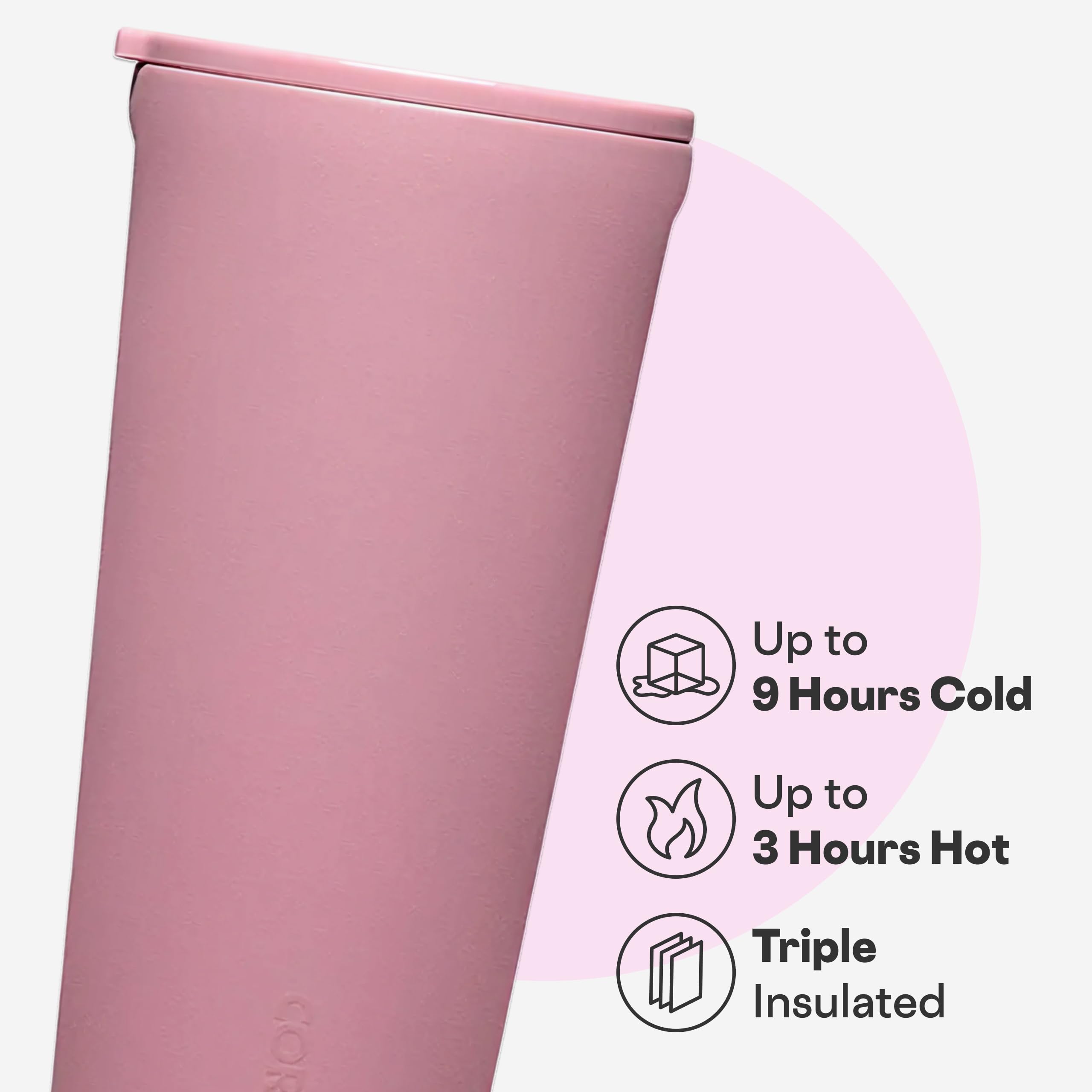 corkcicle-classic-tumbler-24-oz-desert-rose-triple-insulated-stainless-steel-tum image 3