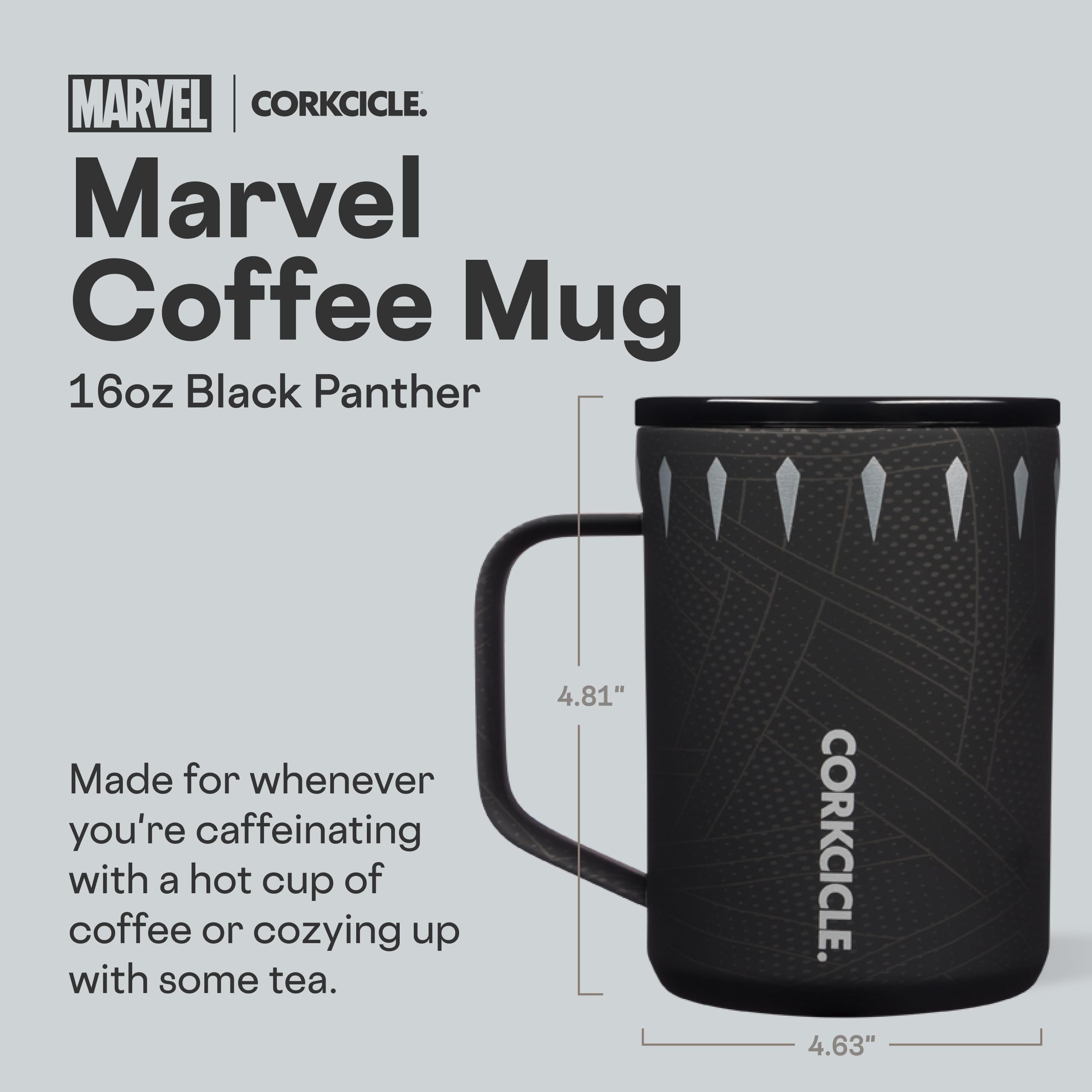 corkcicle-classic-coffee-mug-16-oz-black-panther-triple-insulated-travel-mug-wit image 2