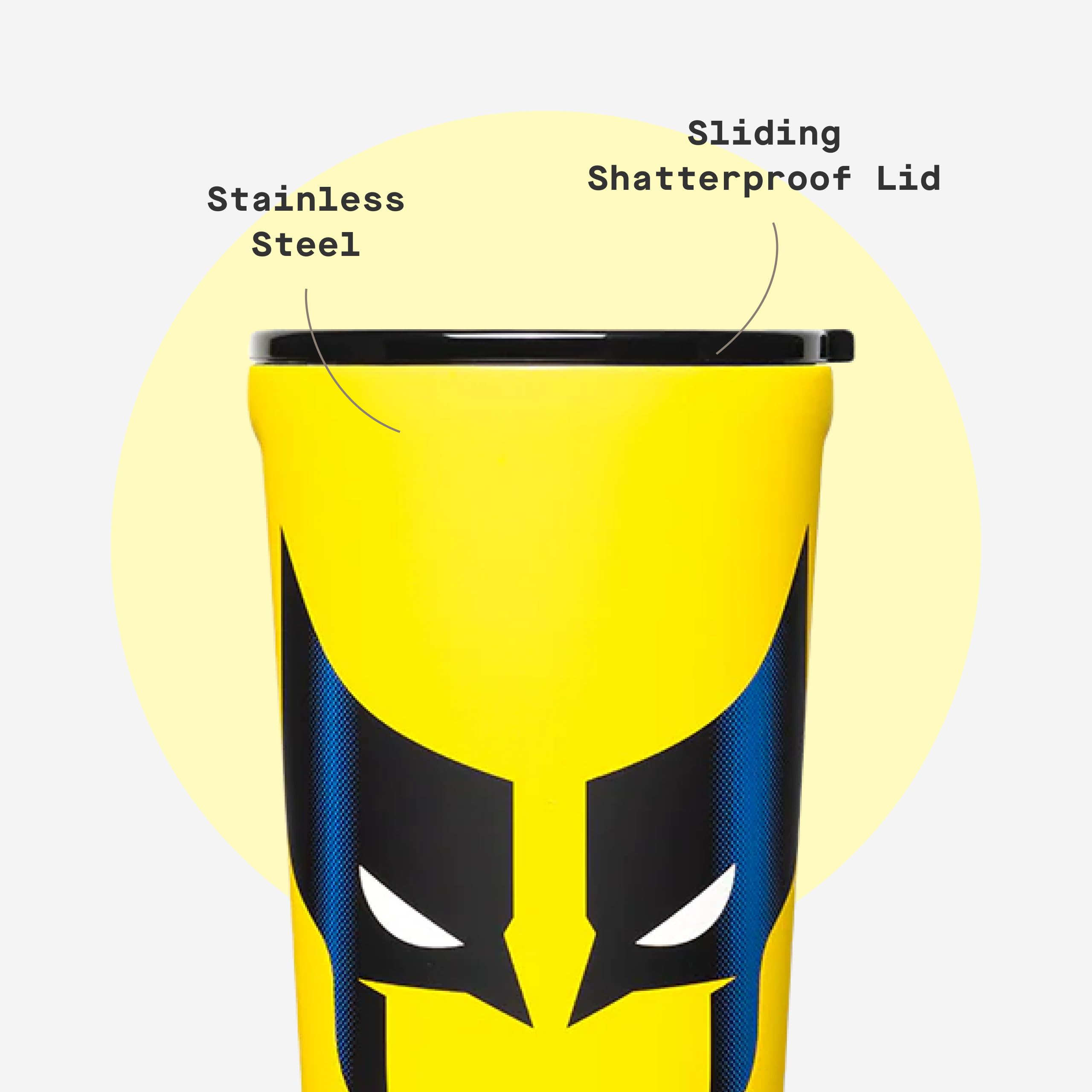 corkcicle-disney-tumbler-24-oz-triple-insulated-stainless-steel-wolverine-design image 5