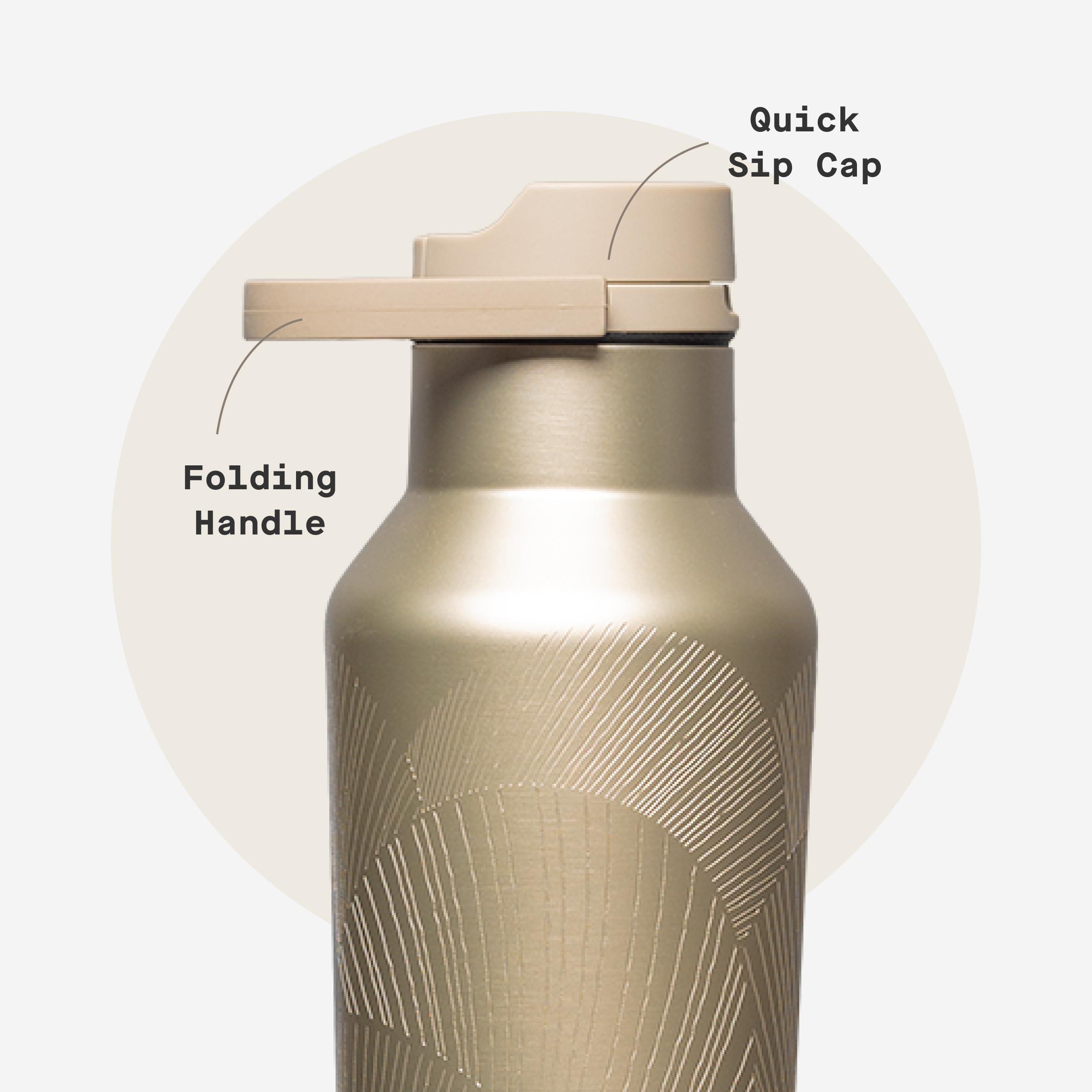 corkcicle-classic-sport-canteen-insulated-water-bottle-20-oz-champagne-dreams image 5