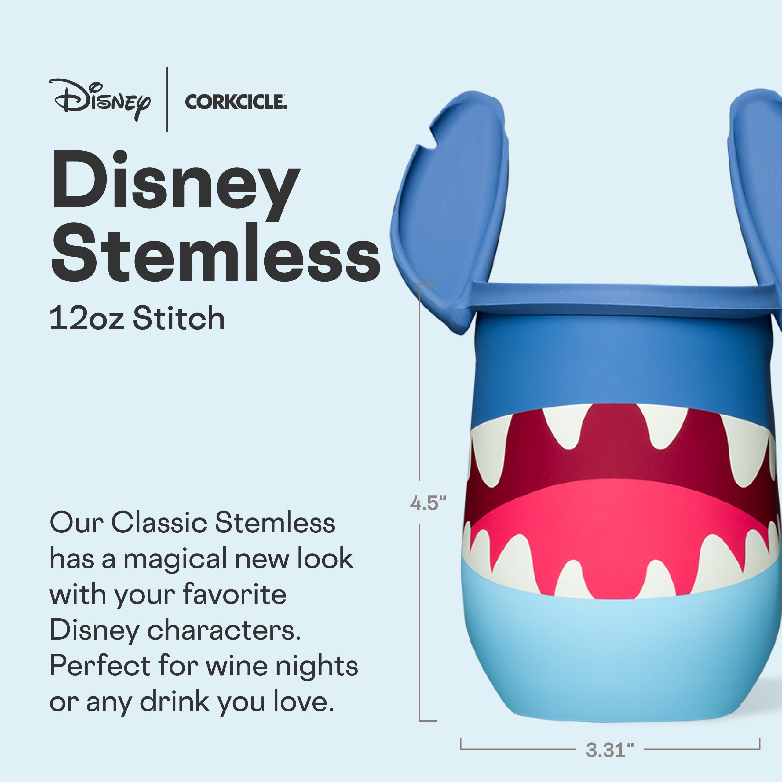 corkcicle-stemless-insulated-wine-glass-tumbler-12-oz-stainless-steel-stitch image 2