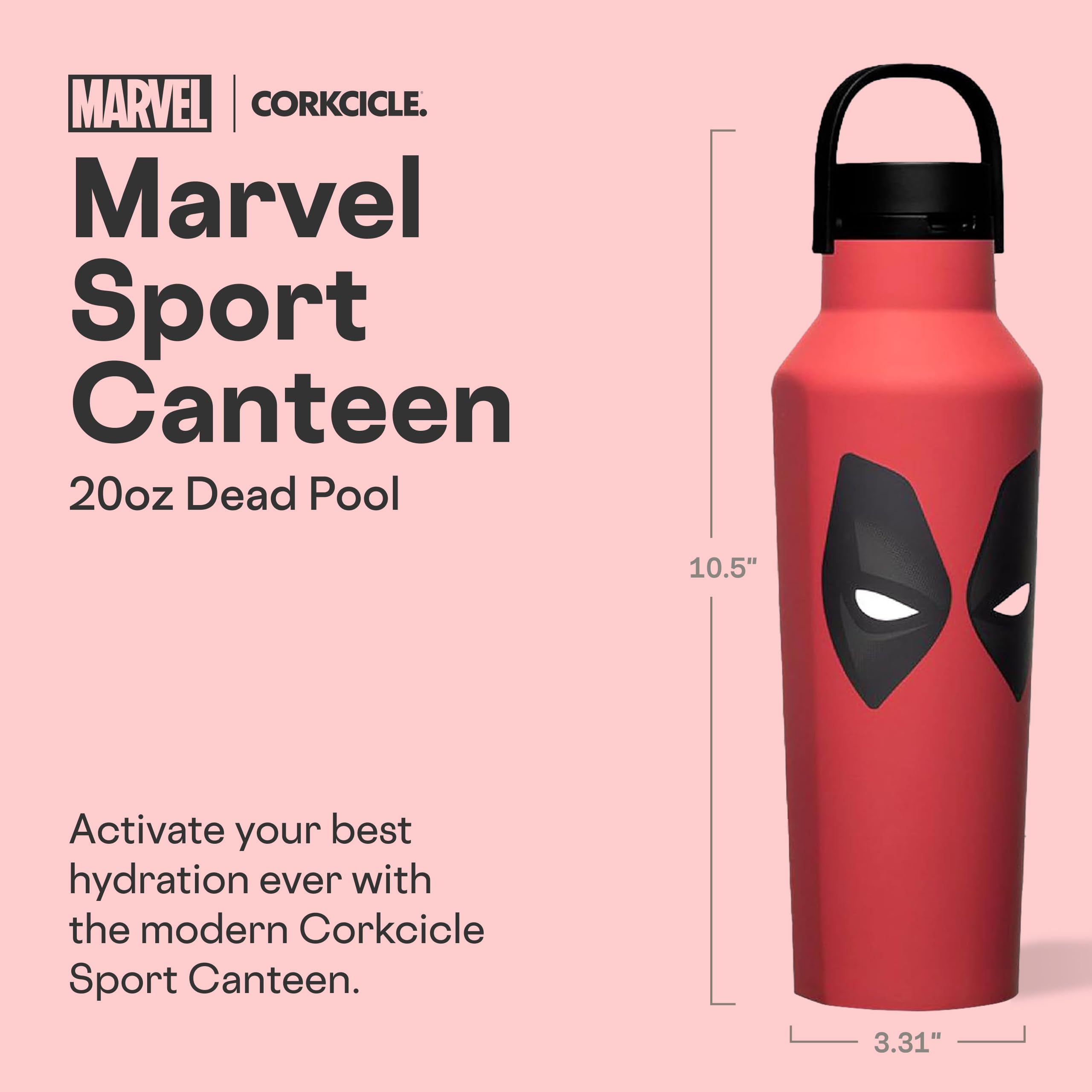 corkcicle-sport-canteen-20-oz-triple-insulated-stainless-steel-screw-on-lid-dead image 2