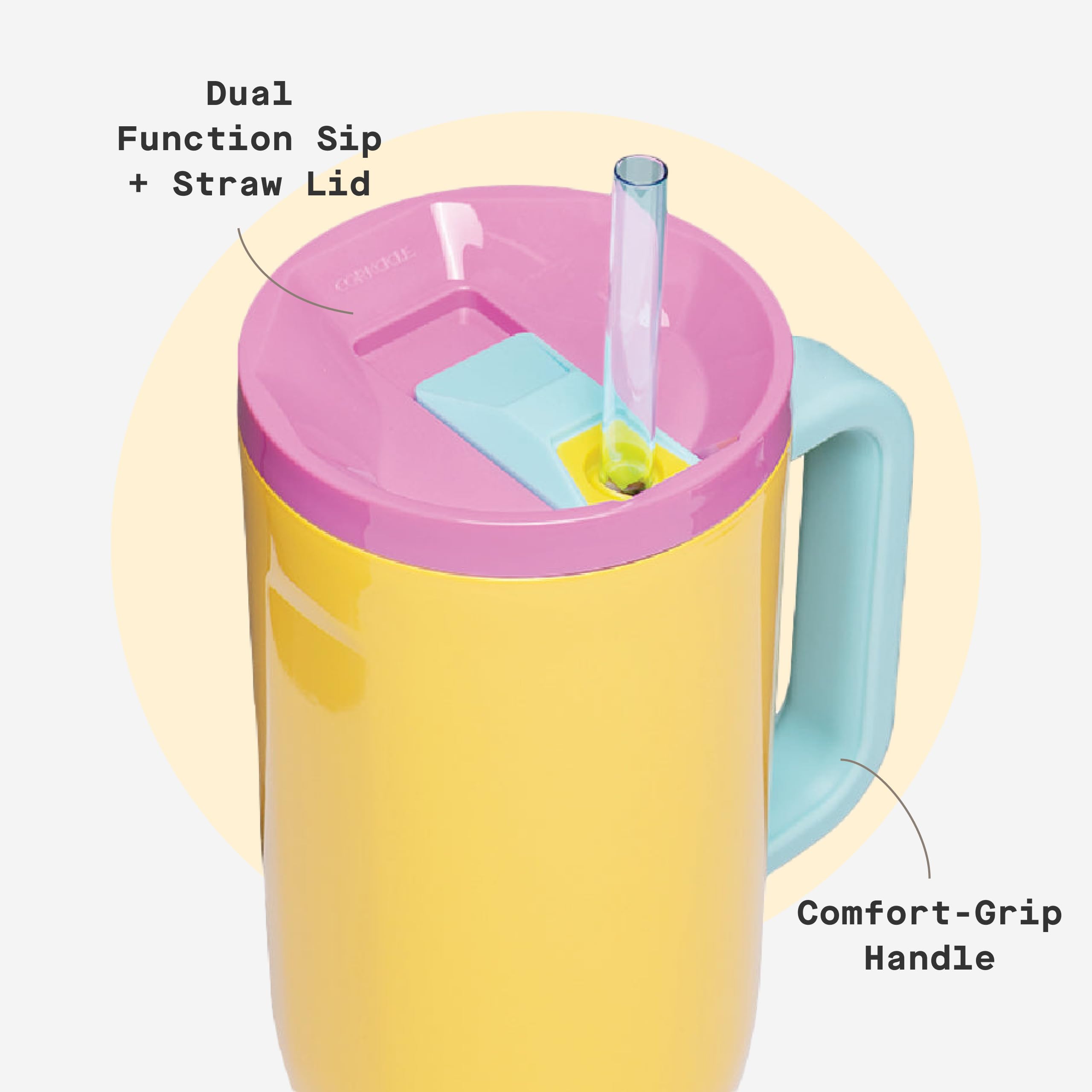 corkcicle-cruiser-insulated-tumbler-with-handle-40-oz-toucan-jams image 5