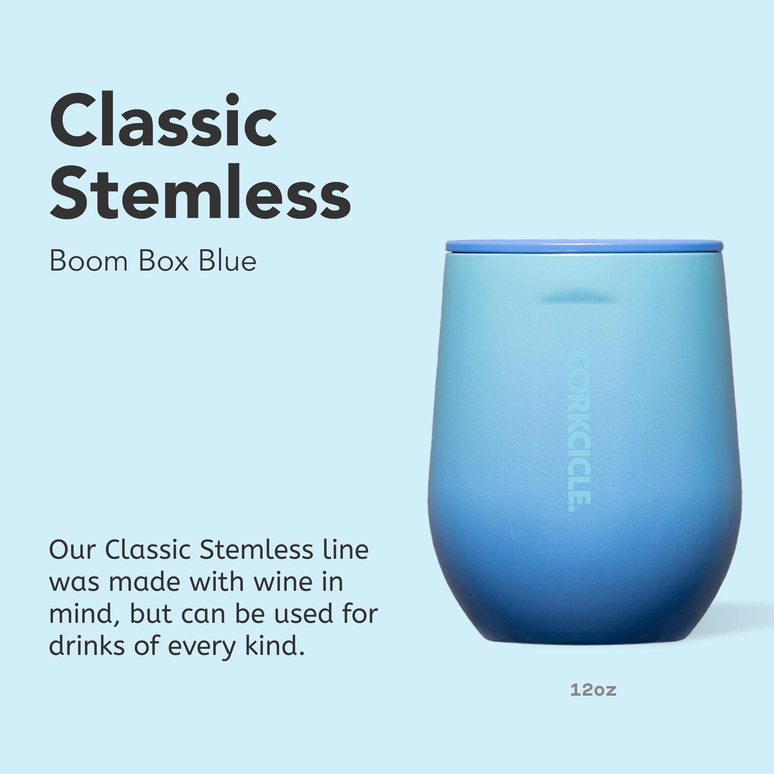 corkcicle-classic-stemless-wine-tumbler-12-oz-boom-box-blue image 2