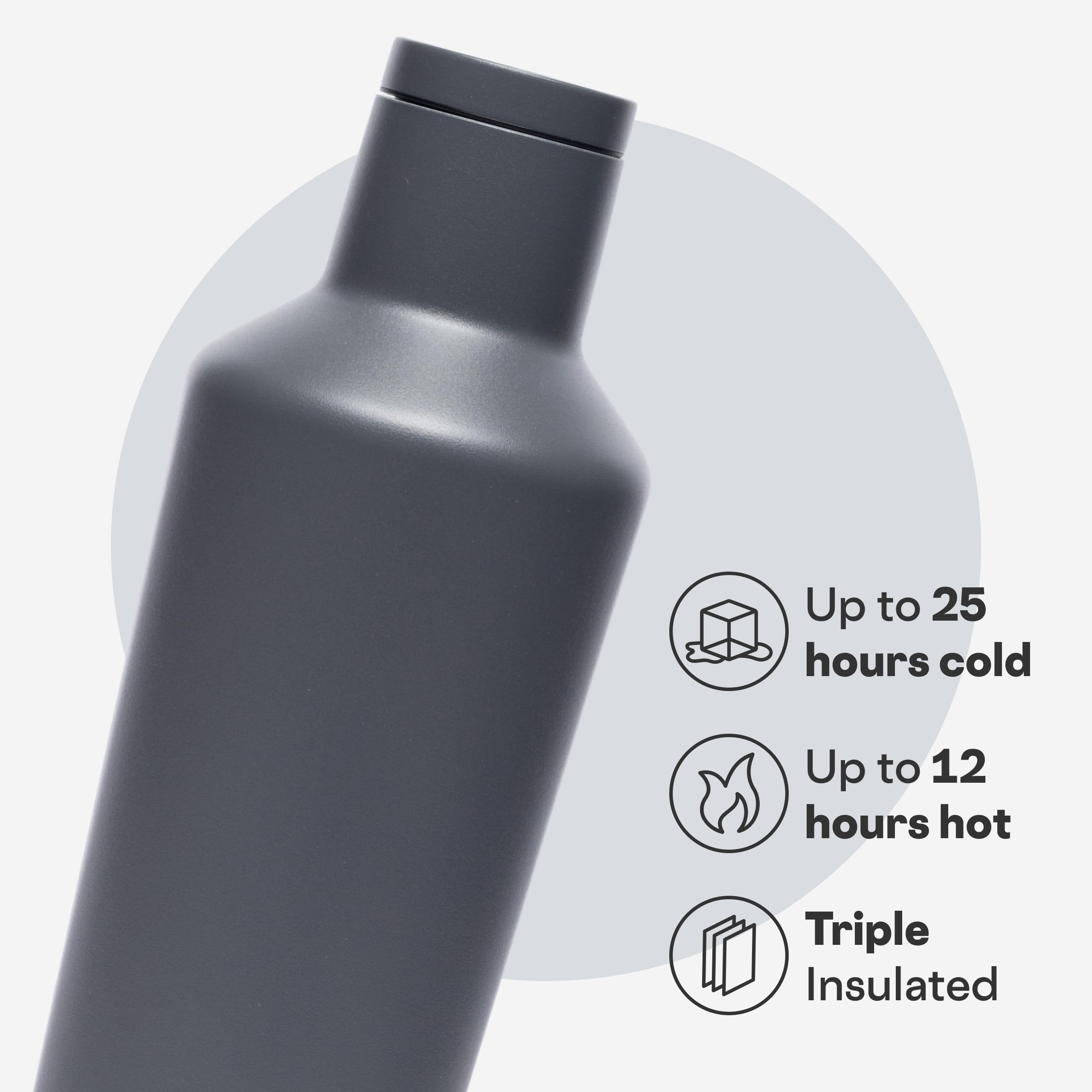 corkcicle-classic-canteen-16-oz-triple-insulated-stainless-steel-bottle-with-lea image 3